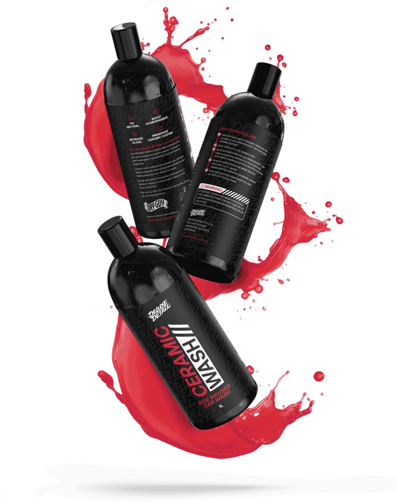 Deluxe Detail ceramic wash aftercare products